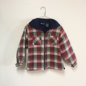 Faded Glory Boys Flannel Jacket Size 7